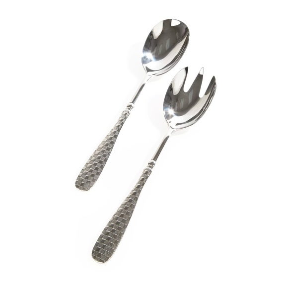 MacKenzie-Childs Check Salad Serving Set ✨NWT✨ - Picture 2 of 6